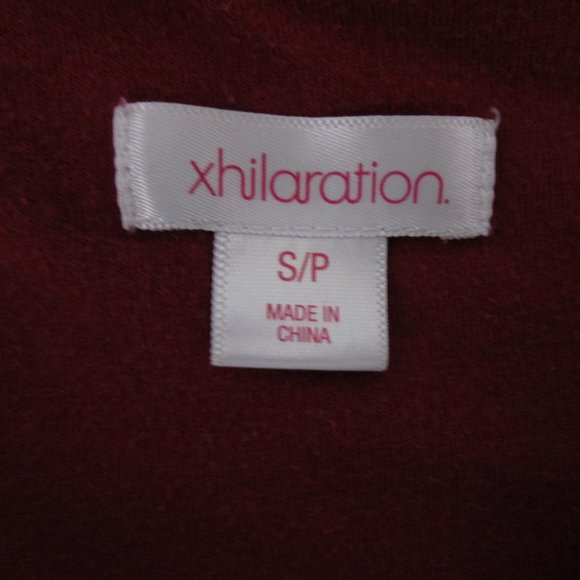 Maroon Knit Fit and Flare Sleeveless Dress - Picture 10 of 12